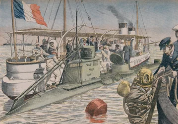 Die Bizerte-Katastrophe, Illustration aus 